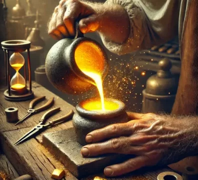 طلای-ذوب-شده