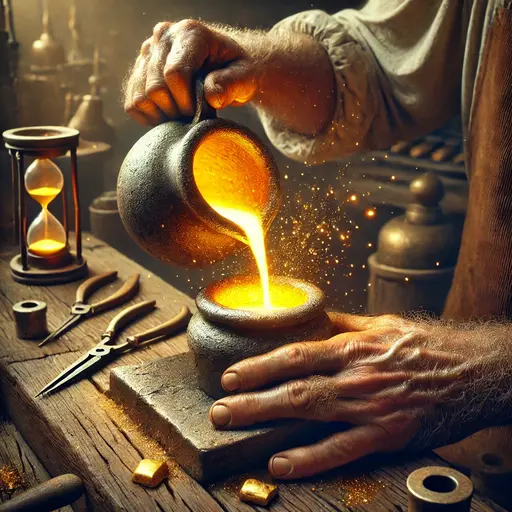 طلای-ذوب-شده